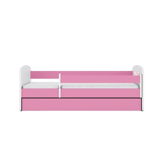 Barnsäng - Babydreams Rosa - Horse Med Låda Och Madrass 140x70 Cm
