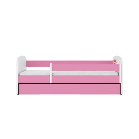 Barnsäng - Babydreams Rosa - Frozen Med Låda 180x80 Cm