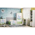 Miniatyrbild 5 av 6: Barnsäng - Babydreams Grön - Elephant Med Låda 140x70 Cm
