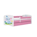 Miniatyrbild 5 av 6: Barnsäng - Babydreams Rosa - Elephant Med Låda Och Madrass 180x80 Cm