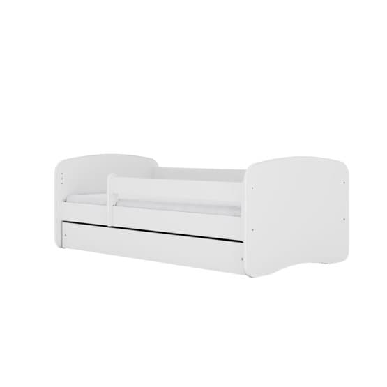 Tremmeseng - Babydreams Hvid - Gravemaskine Med Skuffe 140x70 Cm