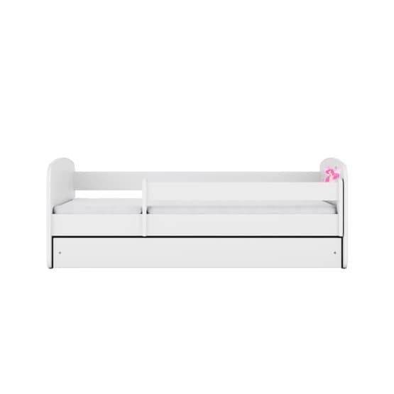 Tremmeseng - Babydreams Hvid - Fe Med Sommerfugle Med Skuffe 180x80 Cm