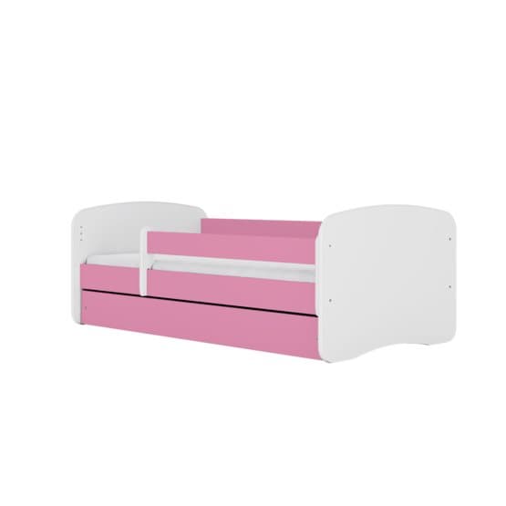 Tremmeseng - Babydreams Pink - Racerbil Med Skuffe 160x80 Cm