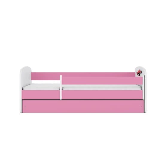 Tremmeseng - Babydreams Pink - Formel 1 Med Skuffe Og Madras 140x70 Cm