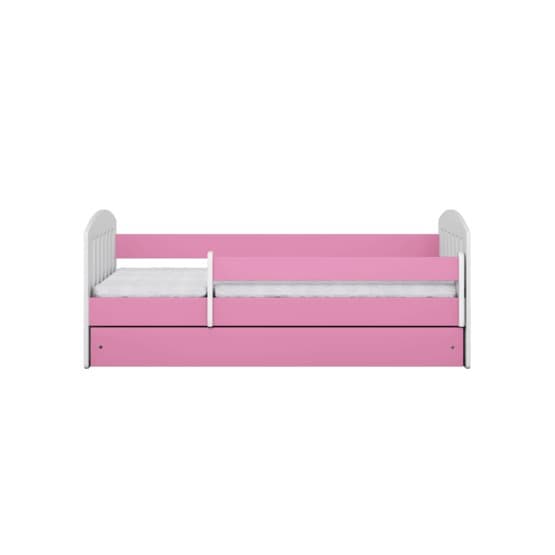 Barnsäng - Classic 1 Rosa - Med Låda 180x80 Cm