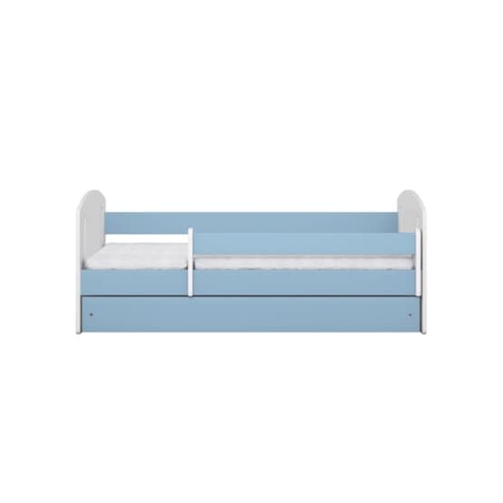 Lasten sänky - Classic 2 Blue - Laatikolla ja patjalla 140x80 cm