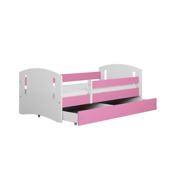 Børneseng - Classic 2 Pink - Med Skuffe 160x80 Cm