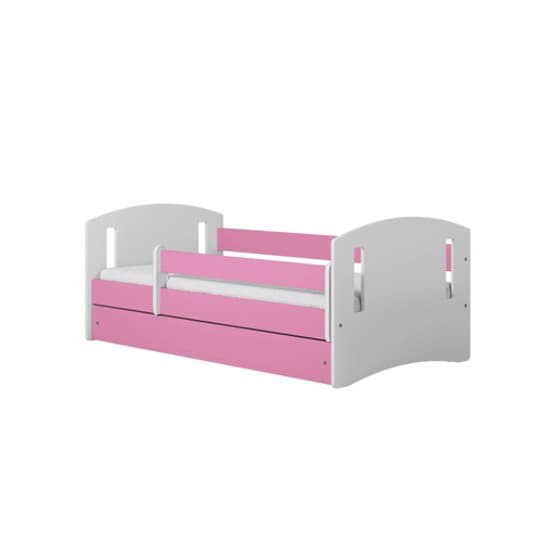 Børneseng - Classic 2 Pink - Med Skuffe 160x80 Cm