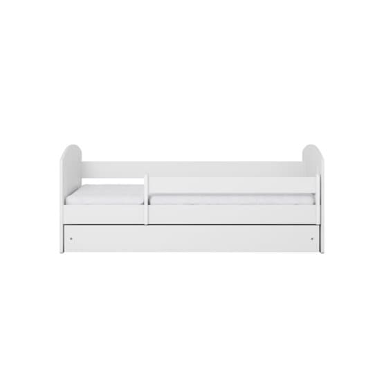 Børneseng - Classic 2 Hvid - Med skuffe og madras 140x80 cm