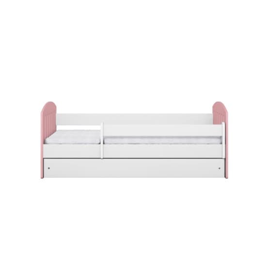 Barnsäng - Classic 1 Mix Pale Rosa - Med Låda 140x80 Cm