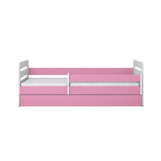 Børneseng - Tomi Pink - Med Skuffe 180x80 Cm