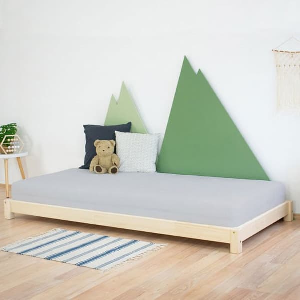 Ljus enkel TEENY 120 x 190 naturlig