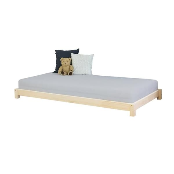 Ljus enkel TEENY 120 x 190 naturlig
