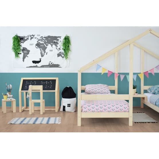 Benlemi - Dubbla Enkelsängar Som Hussäng - Villy - 90x180 Cm - White