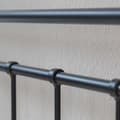 Miniatyrbillede 7 af 7: Dobbeltseng - Metalstel - Sort/Naturlig - Stel 5072 - 140x200 Cm