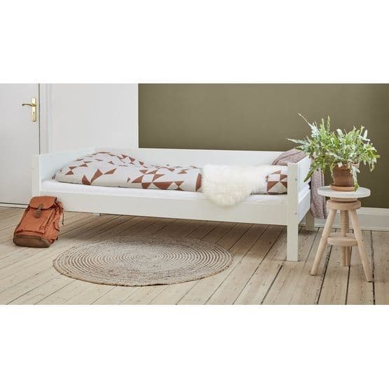Huxie - Dagbädd Med Skyddskanter - Vit - 90x200 Cm