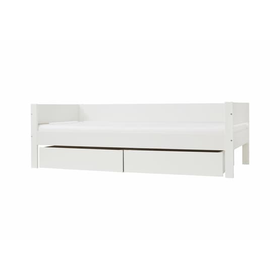 Huxie - Dagbädd Med Skyddskanter - Vit - 90x200 Cm