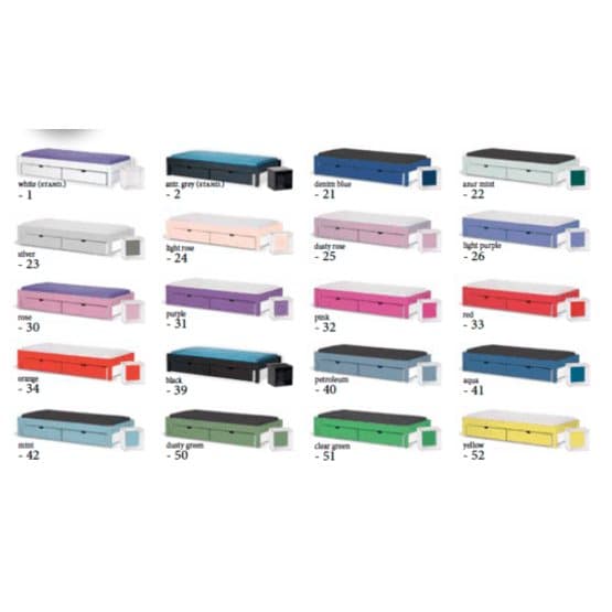 Manis-h - Triton 90x200 - Antracit Med Naturben