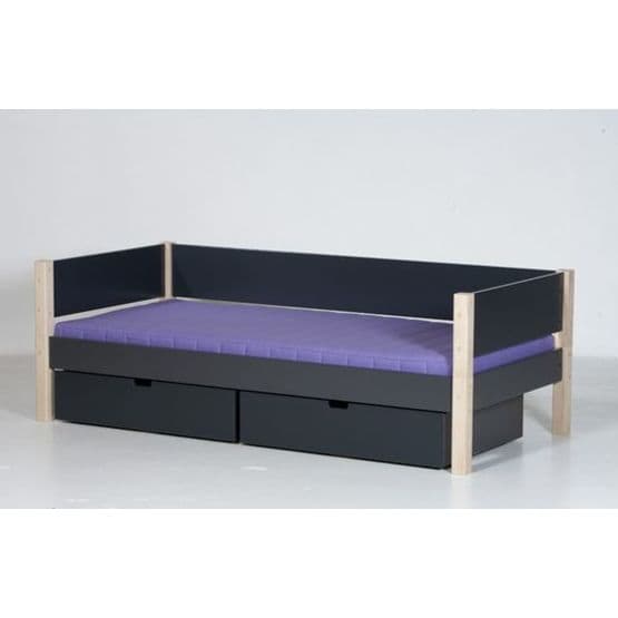 Manis-h - Sif 90x200 - Antracit Med Naturben