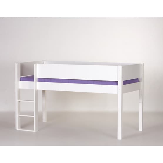 Manis-h - Frej - Miniloftsäng - 90x160 - Vit