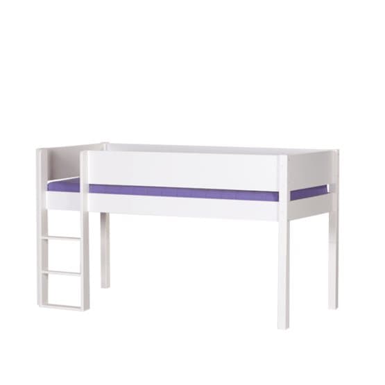 Manis-h - Sol - Miniloftsäng - 90x200 - Antracit Med Naturben