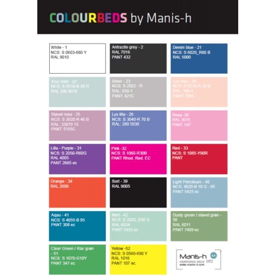 Manis-h - Ask - Loftsäng - 90x160 - Annan Färg