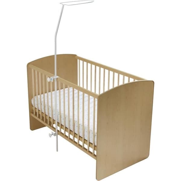 DOMIVA Enkel pil för barnsäng - Vit - Höjd 152 cm