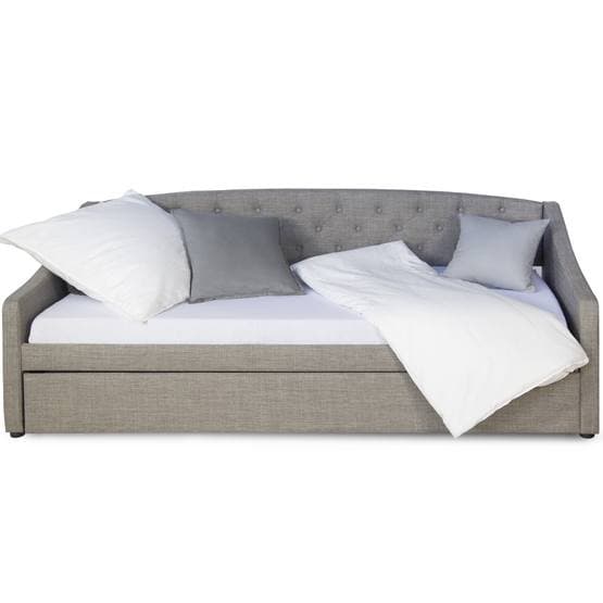 Dagsäng - Bäddsoffa Med Extrasäng Grå 90x200 Cm