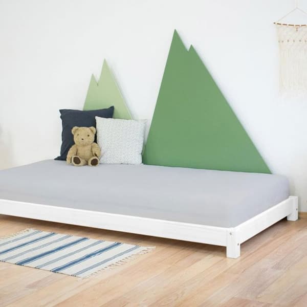 Ljus enkel TEENY 120 x 190 vit