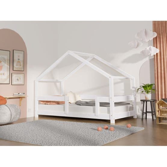 Benlemi - Husseng Lucky With Double Protective Edge - 120x200 Cm - Hvid