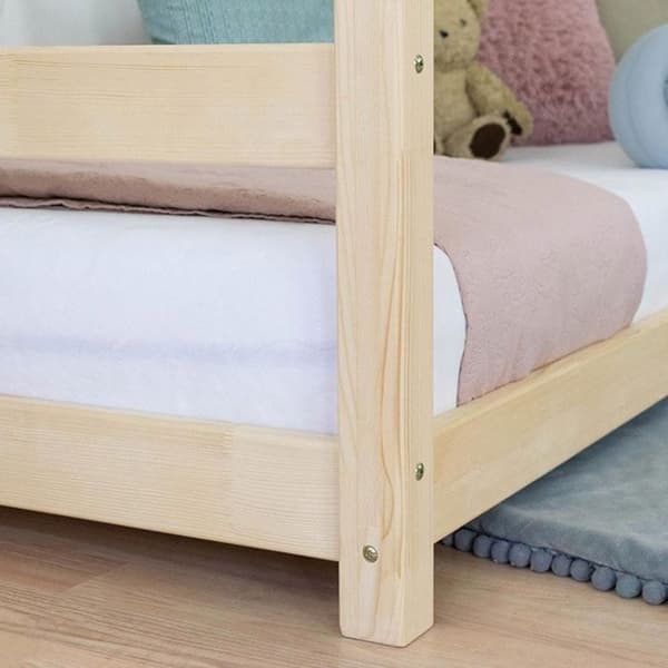 Lit cabane enfant TERY 90 x 200 Trä naturligt