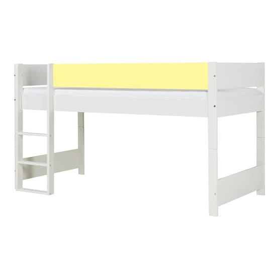 Huxie - Loftsäng Argos - Vit/Gul - 90x200 Cm