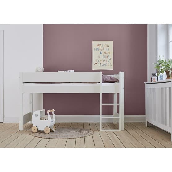 Huxie - Loftsäng Argos - Vit/Lila - 90x200 Cm