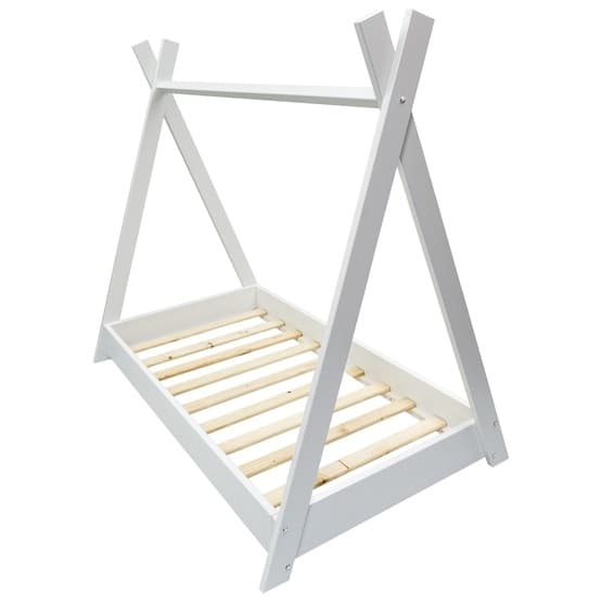 Tältsäng - Barnsäng Med Eco Madrass 160X80 - Vit