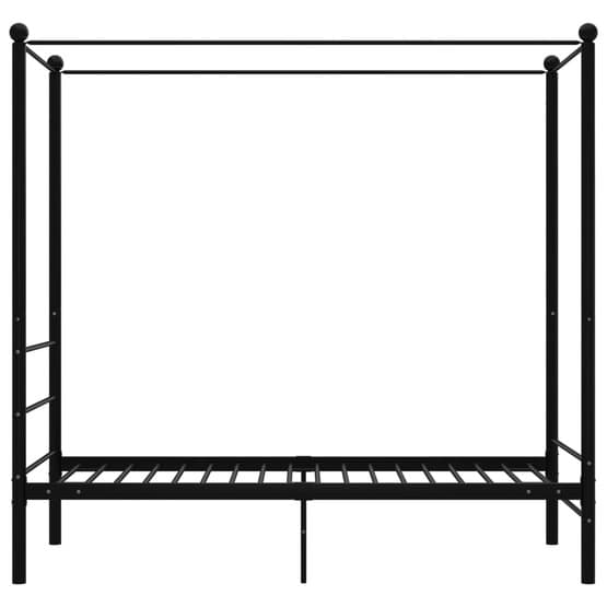 Himmelsäng Svart Metall 100X200 Cm - 1