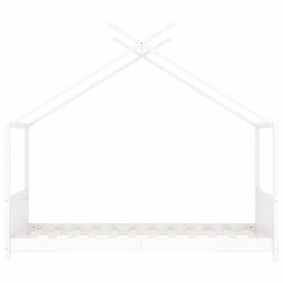 Barnsäng Vit Massiv Furu 70X140 Cm - 1