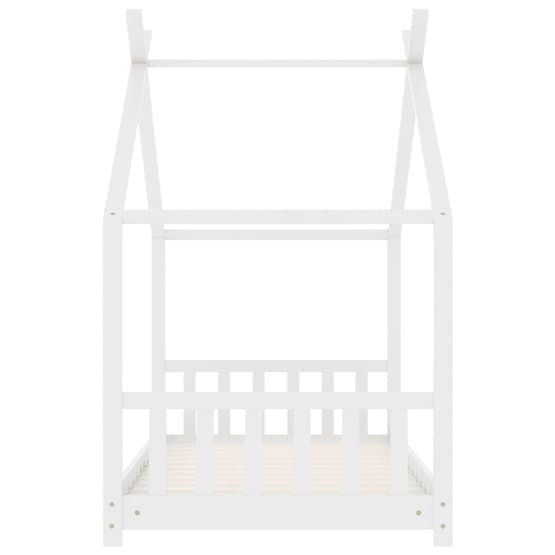 Barnsäng Vit Massiv Furu 70X140 Cm - 1
