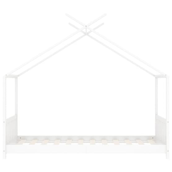Barnsäng Vit Massiv Furu 80X160 Cm - 1