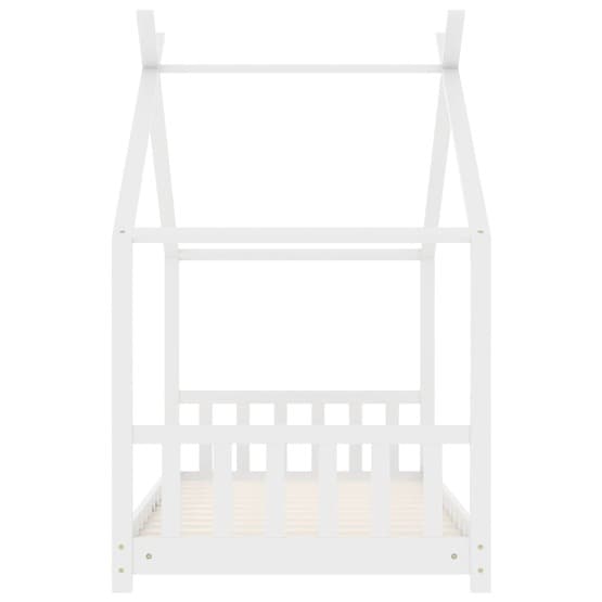 Barnsäng Vit Massiv Furu 80X160 Cm - 1