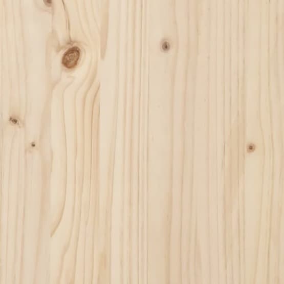 Hög Säng 80X200 Cm Massiv Furu