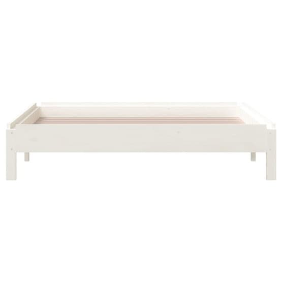 Stapelbar Säng 90X200 Cm Massivt Furuträ-1