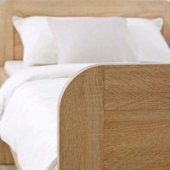 Yhden hengen sänky - Comfort-sänky 90x200 cm tammi