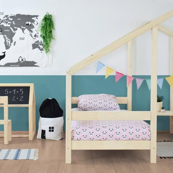 Lit cabane VILLY 2 platser 90 x 180 naturlig