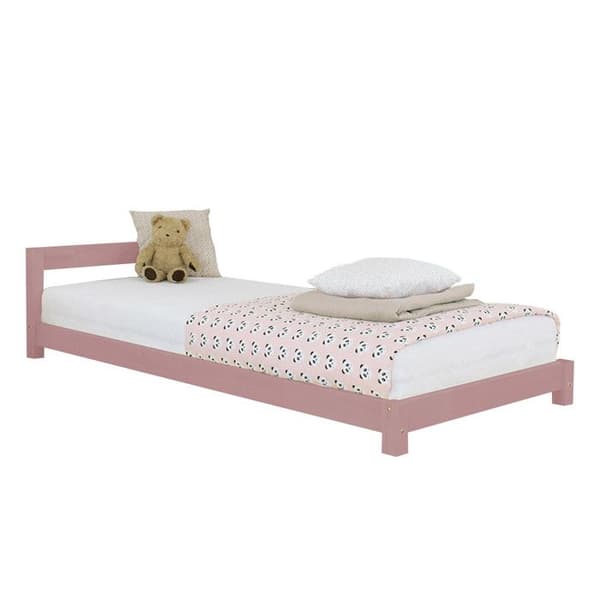 DRÖMIG barnsäng 90 x 160 pastellrosa