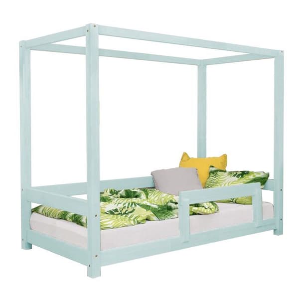 BUNKY barnhyttsäng 80 x 160 ljusblå
