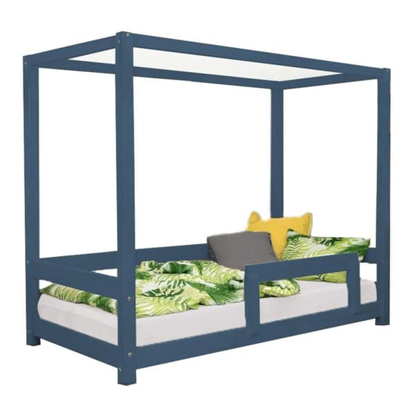 BUNKY barnhyttsäng 80 x 160 marinblå