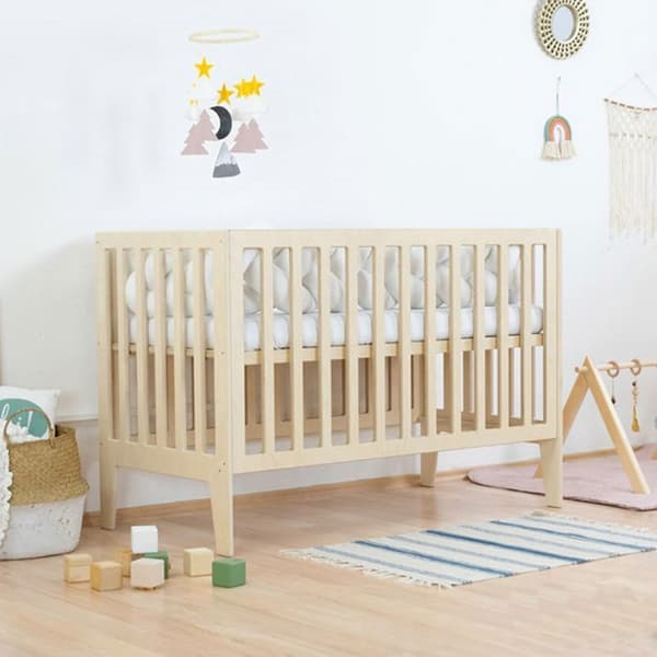 KIPPY babysäng 60 x 120 naturligt trä