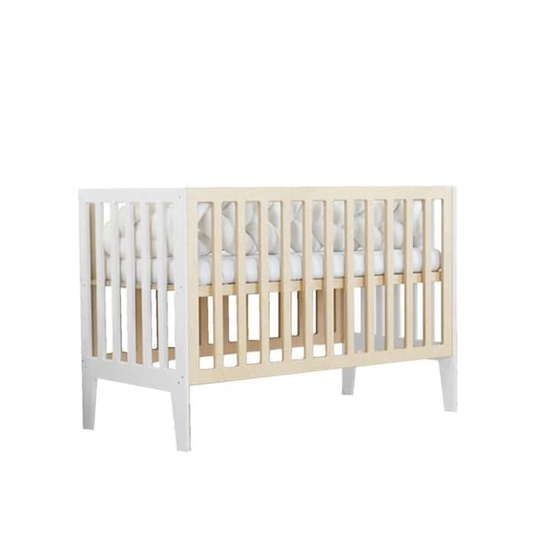 KIPPY babysäng 60 x 120 vit och naturlig