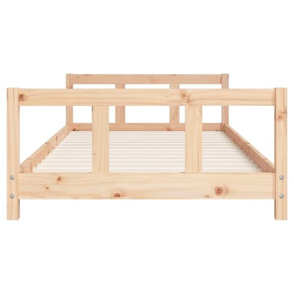 vidaXL Sängram för barnsäng 90x200 cm massiv furu