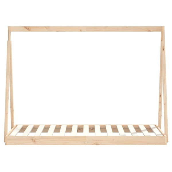 vidaXL sengeramme til juniorseng 80x160 cm massivt fyrretræ